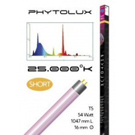 Tube t5 25000° phytolux short 54 watt- 1047 mm compatible juwel