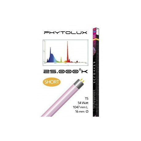 Tube t5 25000° phytolux short 54 watt- 1047 mm compatible juwel