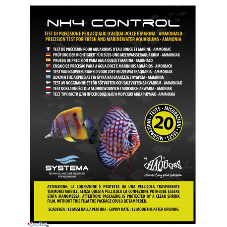 Test nh4 control amoniac (20 tests)