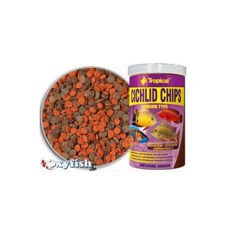 Cichlid chips - boite 1000 ml