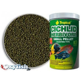 Cichlid herbivore small pellet - boite 250 ml