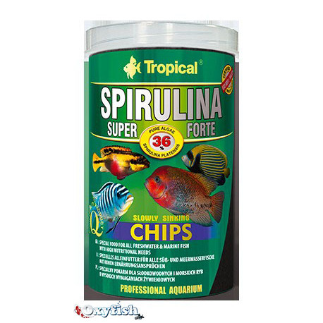 Super spirulina forte 36% chips 250 ml