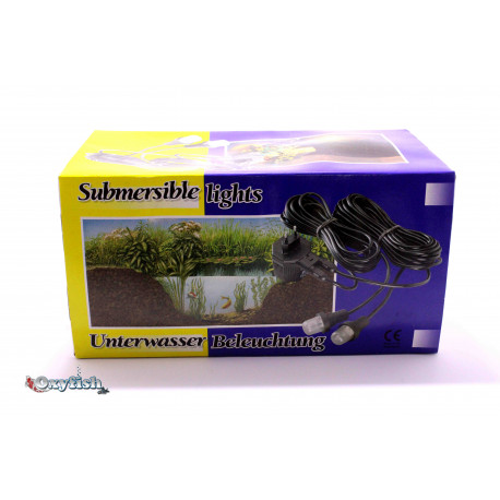 Eclairage submersible 2 x 10 watt