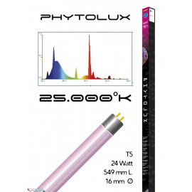 Tube t5 25000° phytolux 24 watt- 549 mm