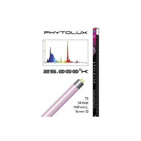 Tube t5 25000° phytolux 54 watt- 1149 mm