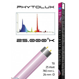 Tube t8 25000° phytolux 25 watt- 740 mm