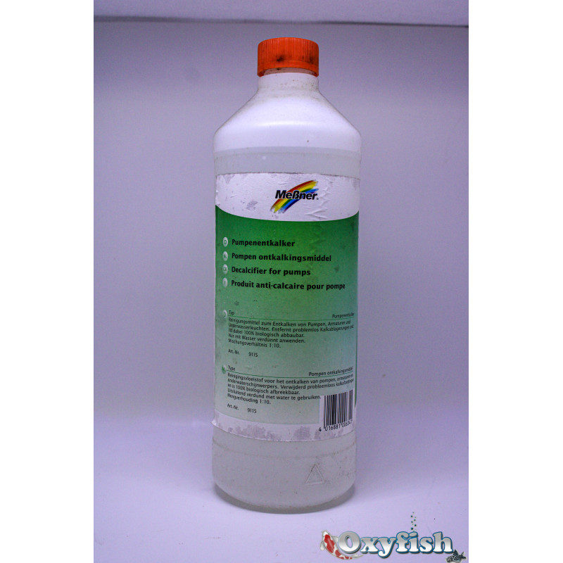 Nettoyant pompe anti-calcaire 1 l - Matériel d'entretien - Oxyfish