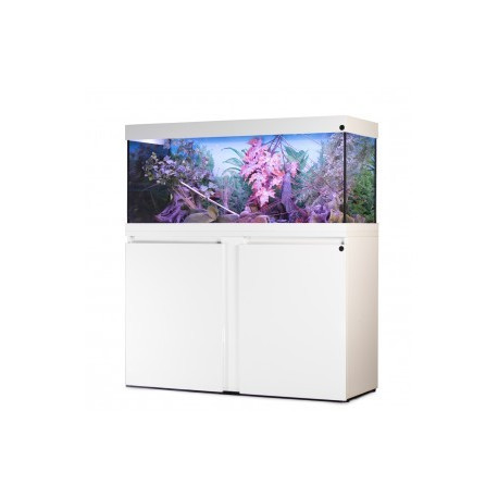 Aquarium + meuble led dream 80 blanc 80x40x50 cm 145 litres