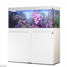 Aquarium + meuble led dream 80 blanc 80x40x50 cm 145 litres