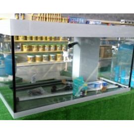 Aquarium panama gris 130 x 60 x 70 (12 mm) pompe+chauffage+ leds
