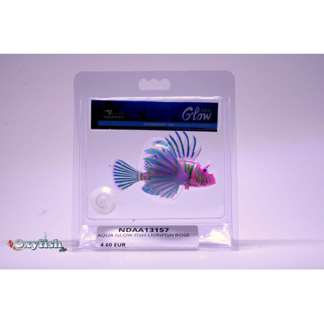 AQUA GLOW FISH LIONFISH ROSE