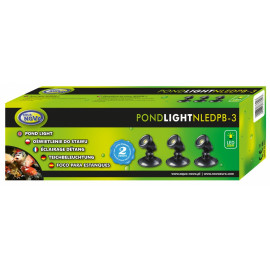 ECLAIRAGE DE BASSIN LED ETANCHE 3x1.0W 12V