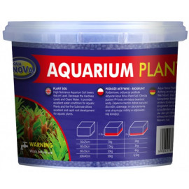 sol technique pour plantes d' aquarium  -  Substrat complet actif et naturel - seau de 4Kg
