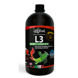 L3 WEEKLY COMPLETE - Engrais complet pour plantes de bassin - 1000 ml (10ml/100L)