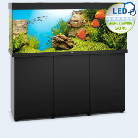 AQUARIUM + MEUBLE JUWEL RIO 450 LITRES - LED 2 X 31W - NOIR - 151 x 51 cm