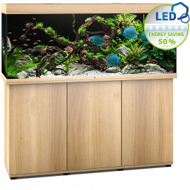 AQUARIUM + MEUBLE JUWEL RIO LED - 450L - CHENE CLAIR - 151 x 51 cm