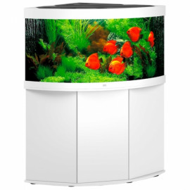 AQUARIUM + MEUBLE JUWEL TRIGON 350 LED - 350L - BLANC - 123 x 87 x 145 cm