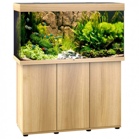 AQUARIUM + MEUBLE JUWEL RIO 350 LED - 350L - CHENE CLAIR - 121 x 51 cm