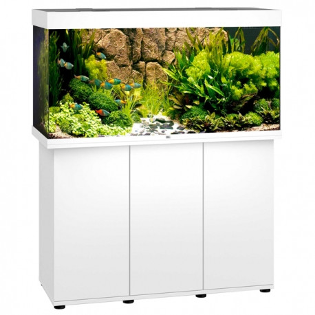 AQUARIUM + MEUBLE JUWEL RIO 350 LED - 350L - BLANC - 121 x 51 cm