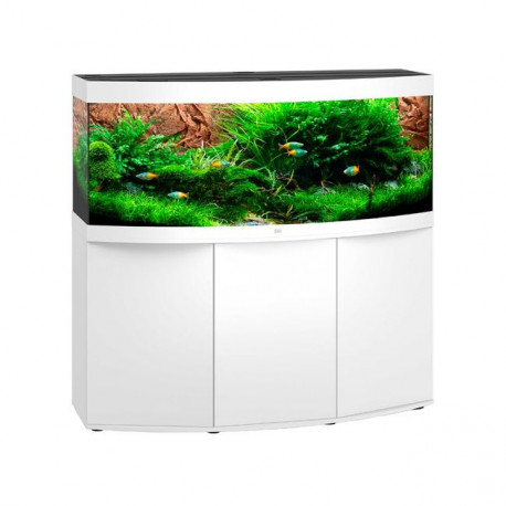 AQUARIUM + MEUBLE JUWEL VISION 450 LED - 450L - BLANC - 151 x 61 x 144 cm