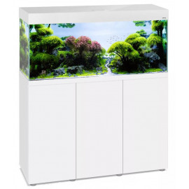 AQUARIUM + MEUBLE OPTI SET 200 EXTRA BLANC - BLANC - 240L - 121 x 41 x 136 cm