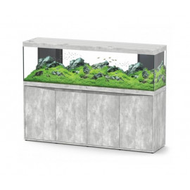 AQUARIUM + MEUBLE SPLENDID 200 BETON - 500L - 200 x 50 x 144 cm