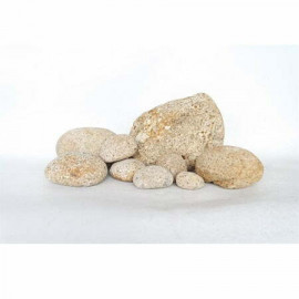 Pierre TAMAGO ROCK - Galet beige granite - Vendu au kilo