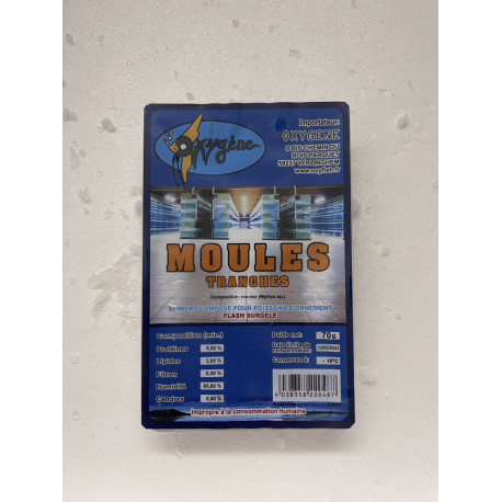 Moules tranchées - Blister plaque de 70 g