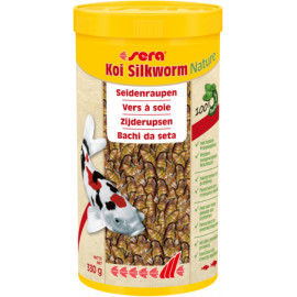 SERA KOI ROYAL SILKWORM (vers à soie) NATURE -- 1000ML - 330 G