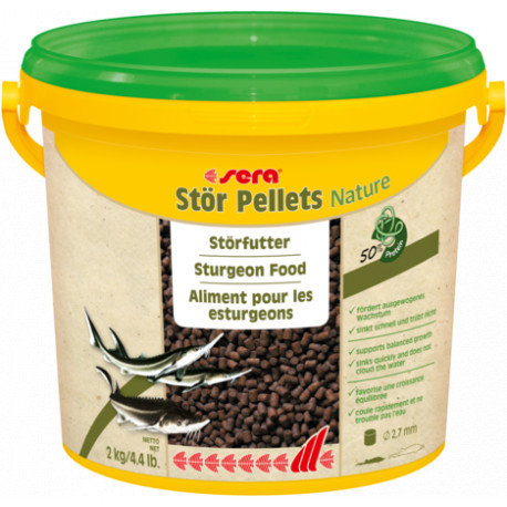 SERA ESTURGEON PELLETS NATURE -- 3800ML - 2.0 KG