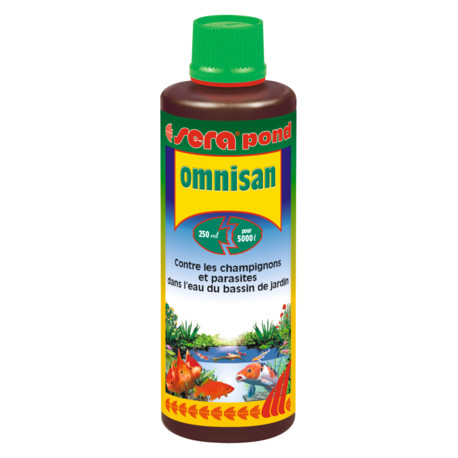 SERA POND OMNISAN -- 250ML - POUR 5000L - mycoses et les infections parasitaires