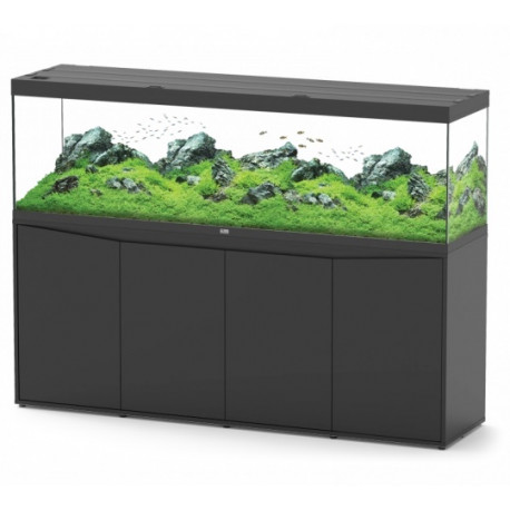 AQUARIUM + MEUBLE SPLENDID AQUATLANTIS 200 NOIR - 500L - 200 x 50 x 144 cm