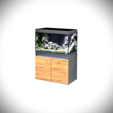 Aquarium + Meuble Eheim INCPIRIA 330L - LED 1x 25,9 watts / 1x 29,5 watts -  100 x 60 x 140 cm GRAPHIT/NATURE