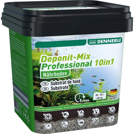 Sol technique / Substrat DEPONIT-MIX Professional 10 in 1 - Seau de 2.4 kg