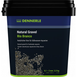 Gravier NATURAL GRAVEL RIO BRANCO 0.1-2 mm - Seau de 2.5 kg