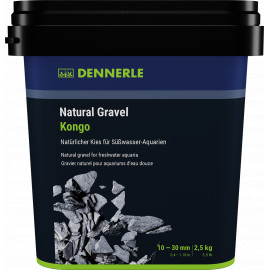 Gravier NATURAL GRAVEL KONGO 10-30 mm - Seau de 2.5 kg