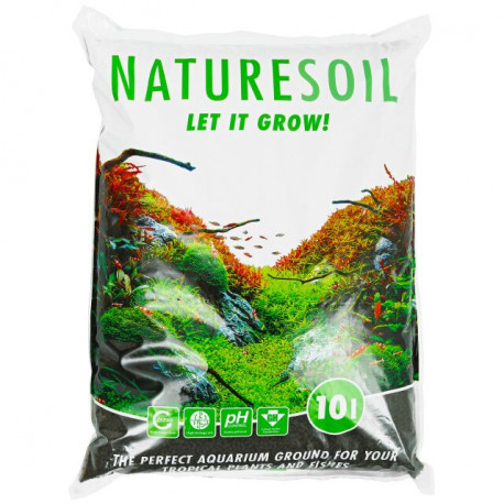 Sol technique / Substrat NATURE SOIL BLACK noir 3-5 mm - Sac de 10L