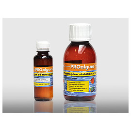 PROALGUES A27ml- B120ml (A2.5ml/100l - B12ml/100L) Bactéries Vivantes - Elimine Cyanobactéries et algues