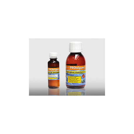 PROALGUES A27ml- B120ml (A2.5ml/100l - B12ml/100L) Bactéries Vivantes - Elimine Cyanobactéries et algues