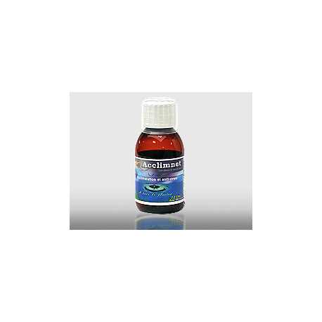 ACCLIMNET 125 ml (10ml pour 100L)  Anti-Stess Naturel Pour Acclimatation des poissons