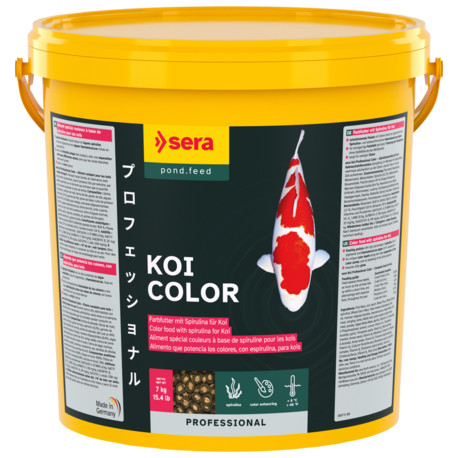 SERA KOI PROFESSIONAL COLOR SPIRULINA -- ALIMENT COULEURS 7 KG