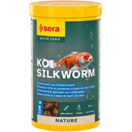 SERA KOI ROYAL SILKWORM (vers à soie) NATURE -- 1000ML - 330 G