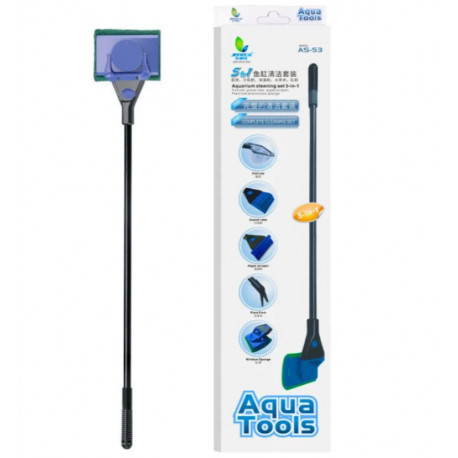 KIT DE NETTOYAGE POUR AQUARIUM 5 EN 1