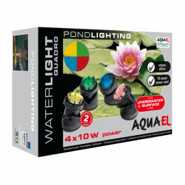 Eclairage LED pour bassin AQUAEL QUADRO - LED ETANCHE 4 x 10 W